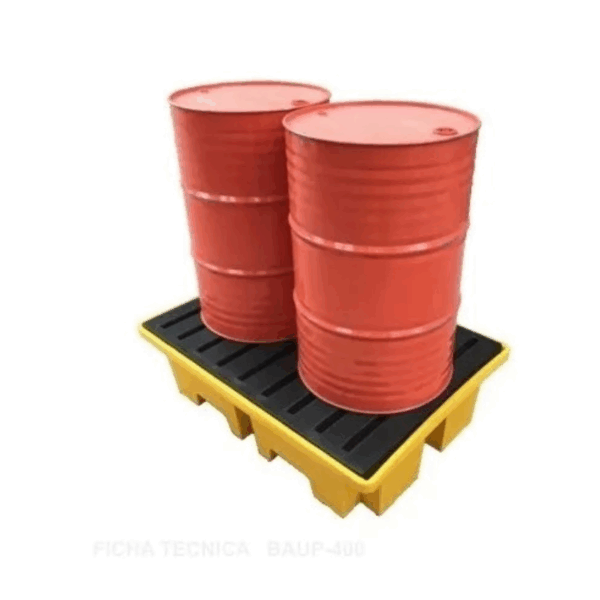 Batea Antiderrame 2 Tambores Pallets Normalizado