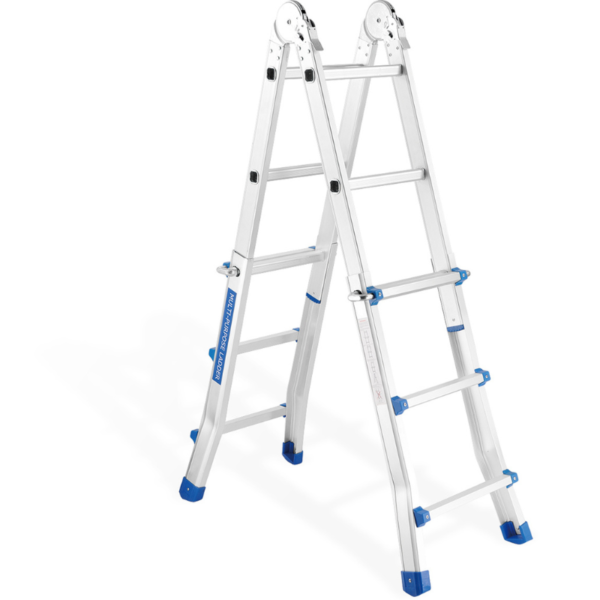 Escalera Telescopica de Aluminio Reforzada