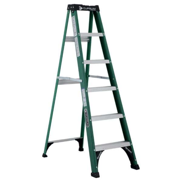 Escalera de Fibra de Vidrio tipo Tijera Simple Serie FDP