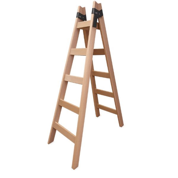 Escalera de Madera tipo Tijera Doble Serie Pintor