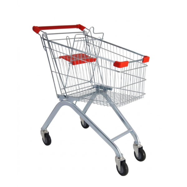 Carro de Supermercado de Malla de Alambre